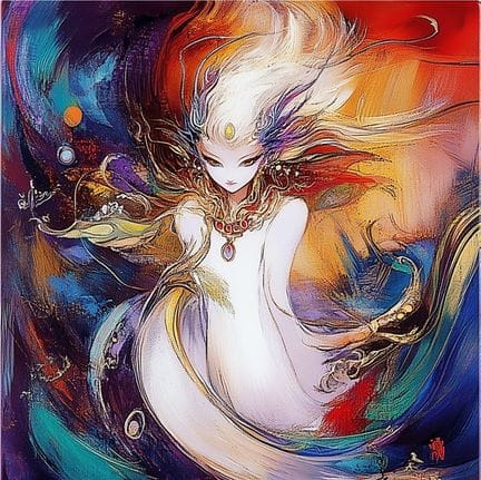 Kai AoyamaThe 
Spirit of light(2023)
Sérigraphie, 
