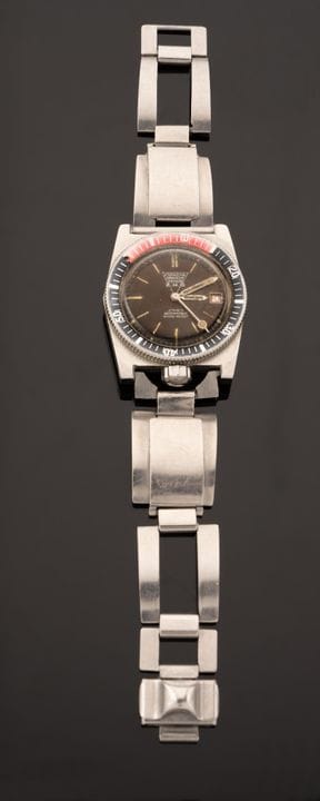 ZRC “Grand fond” 3系列
男士腕表，不锈钢表壳，约1970年，反向旋入式表冠，黑色表