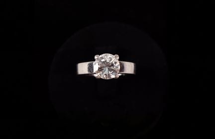 Diamond Solitaire Ring
Set with a 2.03-carat brill