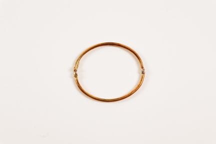 18K (750) yellow gold bangle
Diameter: 6 cm - Weig