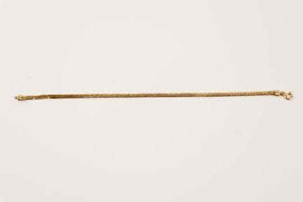 18K yellow gold bracelet (750)
L. 17.8 cm - Wt. 2.