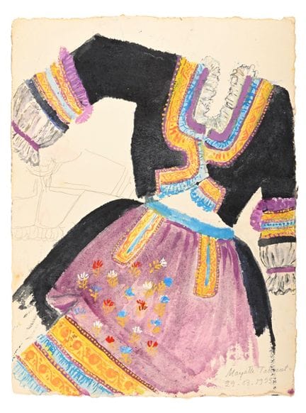 Marjatta TABURET (nata nel 1931)
Schizzo per un co