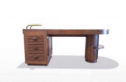 Charles DUDOUYT (1885–1946)
Solid oak desk with mo