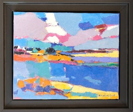 Gérard LE NABASQUE (geb. 1948)
Wolken über Ploemeu
