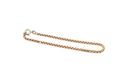 Pulsera de oro (750) con eslabones venecianos. Lon
