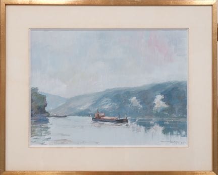 Robert TUFFIER (1933-2005)
Due paesaggi lacustri
A