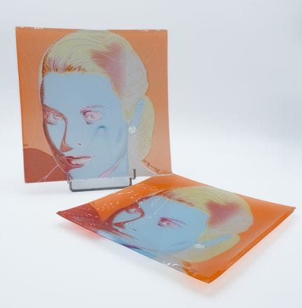 ROSENTHAL Studio Line, due piatti quadrati in vetr
