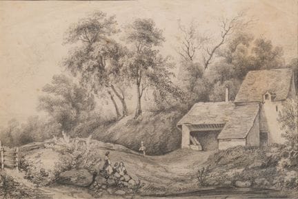 Auguste GOY (1812-1875)
La fattoria in Bretagna
Di