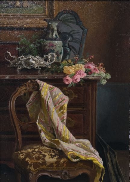 L. DURY (XIX-XX secolo)
"Interno signorile del XIX
