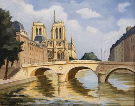 Paul DE LASSENCE (1886-1962)
Notre Dame de Paris
O