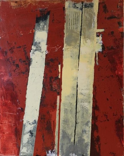 Naji ZEGHDOUDI (XX)
Ancora barriere
Acrilico, firm