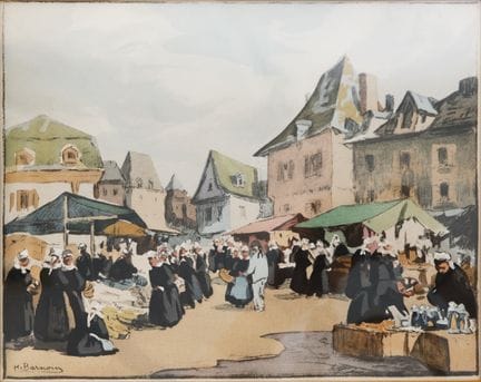 Henri BARNOIN (1882-1940) (da)
Mercato nella regio