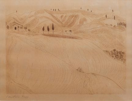 Henri LANDIER (nato nel 1935)
Paesaggio toscano
In