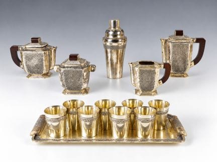 VIETNAM: Indochinese tea, coffee, and cocktail set