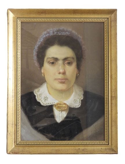 Jean Léon Gérôme FERRIS (1863-1930). Portrait de f