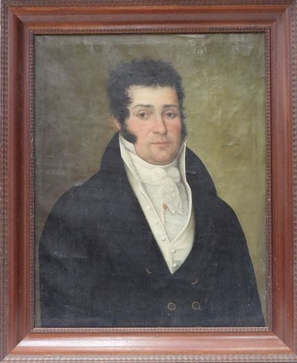 École FRANCAISE du XIXe siècle. Portrait d'un gent