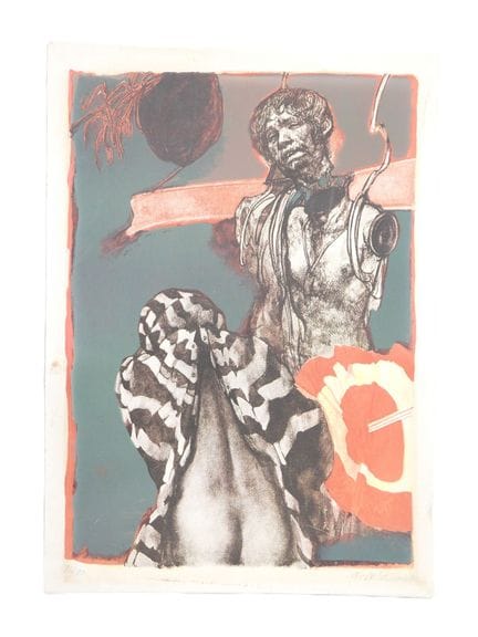Armando DE STEFANO (1926-2021). La crucifixión. Se