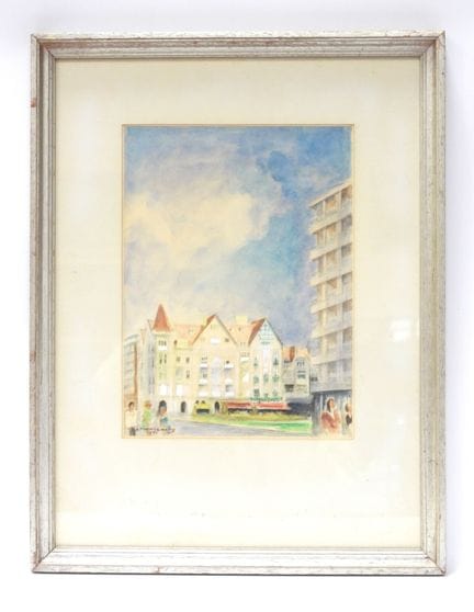 L.A. TIMMERMANS (siglo XX). Vista de Le Touquet. A