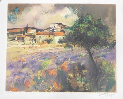 Robert VERNET-BONFORT (1934-2017): Las lavandas de