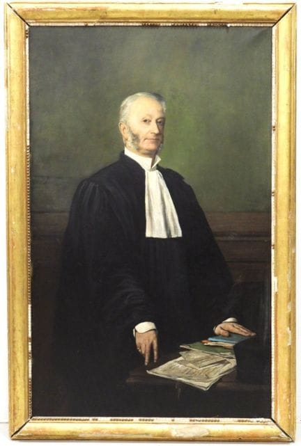 ESCUELA FRANCESA del siglo XIX, según. Retrato de 