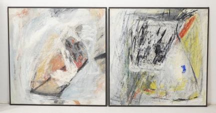 Helèna RoqueB (siglo XX): composición. Dos óleos s