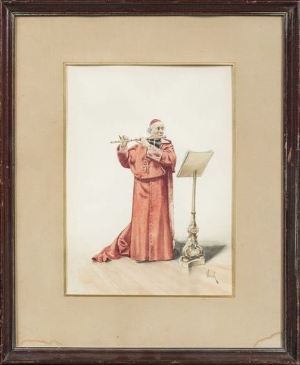 Alfred Charles WEBER (1862-1922).
Cardinal à la fl