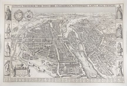 CLAES JANSZ VISSCHER, según. Gran mapa que represe