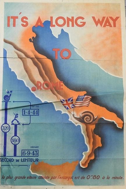 CARTELES. Propaganda aliada. "It's a long way to..