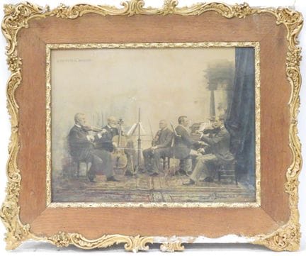 Paul ROCHAS (1853-1917) Quinteto de Mozart. Fotogr