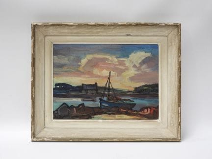 Marcel LE TOISER (1907-hacia 1980). Costa con vele