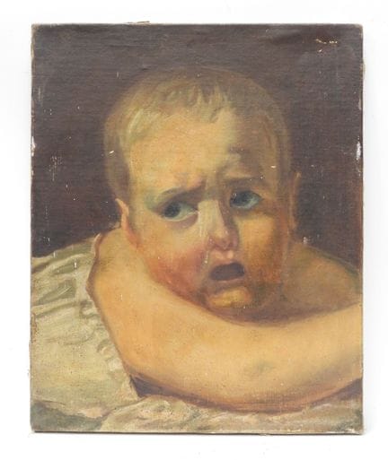 Escuela de principios del siglo XX. Retrato de un 