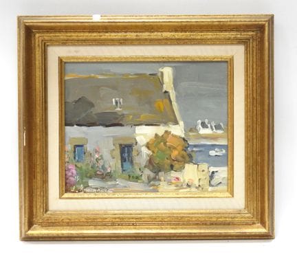 Jean BACONNAIS (1931-2020). Casa a orillas del mar