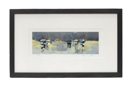 Lionel LE CALVEZ (nacido en 1957). «Reflets». Lito