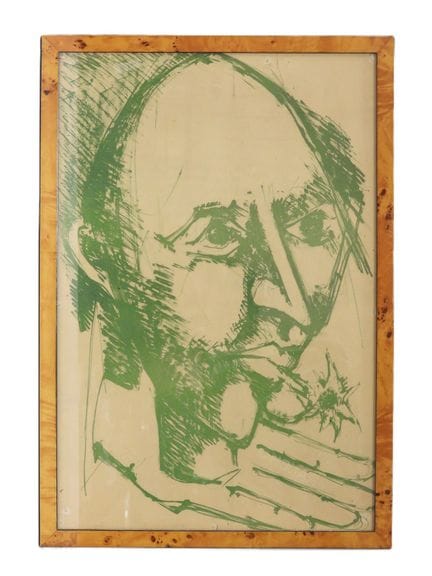Bernard LORJOU (1908-1986) d'après. Portrait d'un 