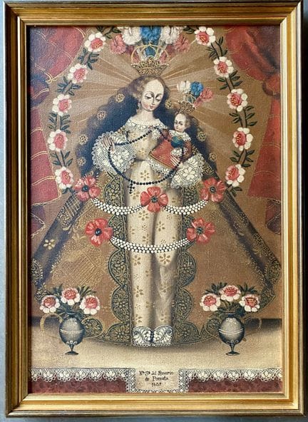 Vierge à l'enfant péruvienne - Rosario de Pomata. 