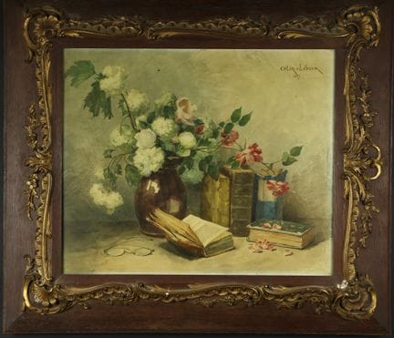 Uranie-Alphonsine COLIN LIBOUR (1833-1916). Jarrón