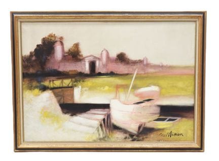 Albert DEMAN (1929-1996): Las murallas de Brouage.