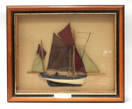 Marie Jeanne. Maqueta a escala reducida de un vele