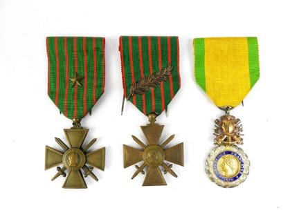 DECORATIONS. Military Medal, War Cross 1914–1916 w