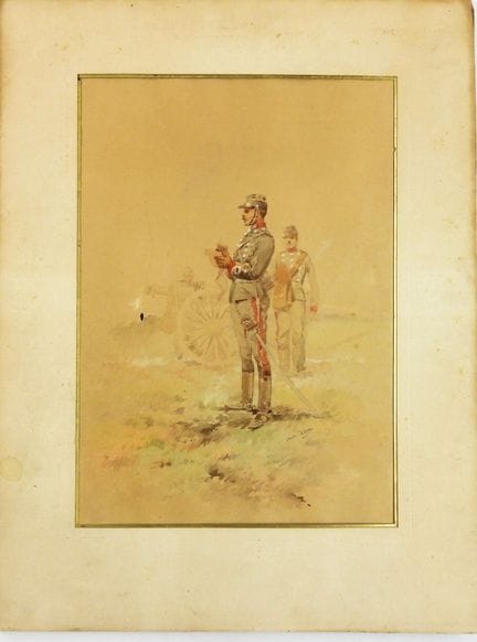 DISEGNO. Maurice PALLANDRE (XIX-XX secolo). Uffici