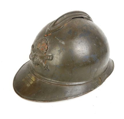 COIFFURES. Casque Adrian modèle 1915 de capitaine 