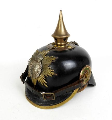 DEUTSCHLAND. SACHSEN. Infanterie-Spitzhelm Modell 