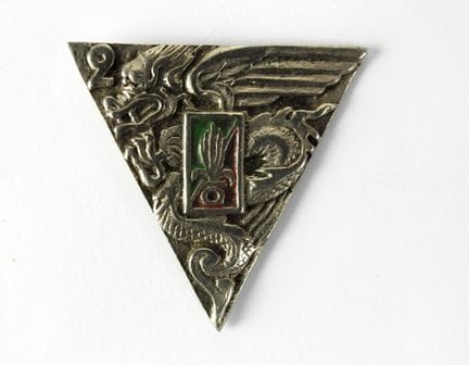INSIGNES INDOCHINE. 2e BEP, fabrication locale, do