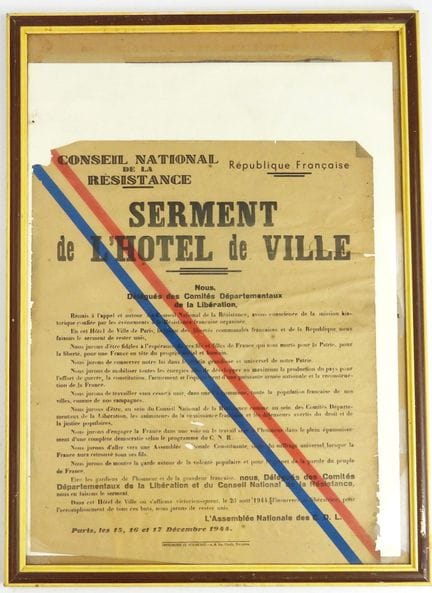 MANIFESTO. “Giuramento del municipio” dei delegati