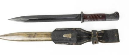 ALLEMAGNE. Baïonnette Mauser 98K, poignée bakélite