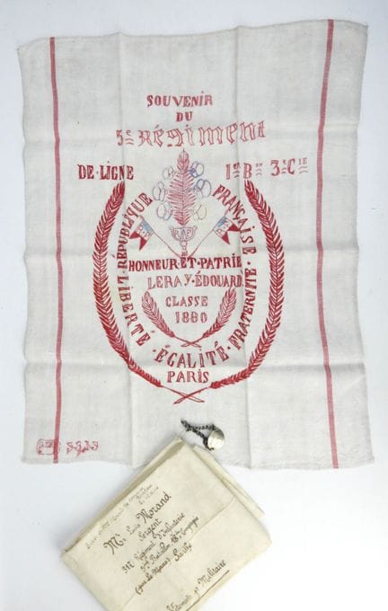 EQUIPMENT. A piece of unbleached cotton sent to Se