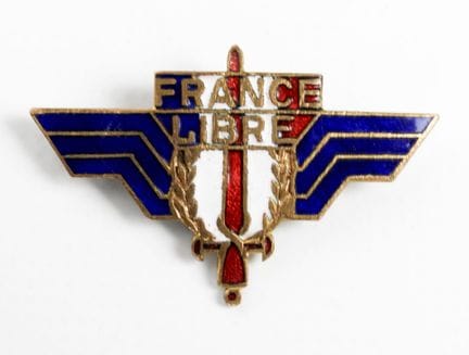 INSIGNE. Insigne FFL "moustique" émaillé, fabricat