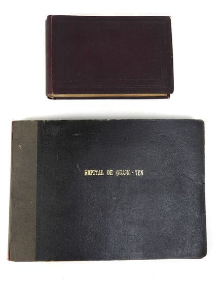 CHINA-ANNAM-TONKIN. Set of 2 photo albums; one is 