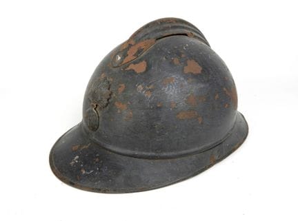 COIFFURES. Casque Adrian modèle 1915 d'infanterie 