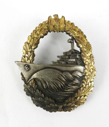 ALLEMAGNE. INSIGNES. Badge de combat des destroyer
